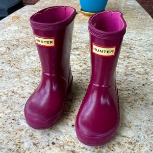 Hunter Boots size 5 Toddler